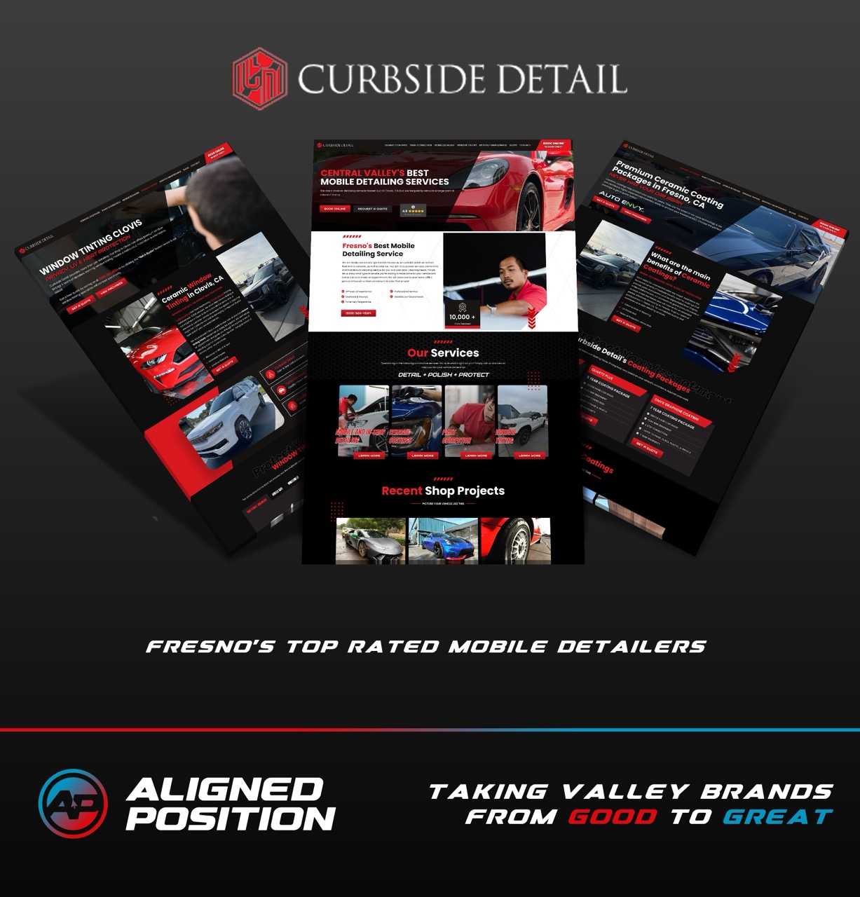 Web Development for Curbside Detail in Clovis, CA